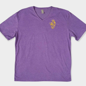 vneck embroidered side logo