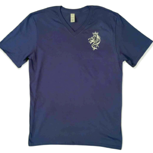 vneck embroidered side logo