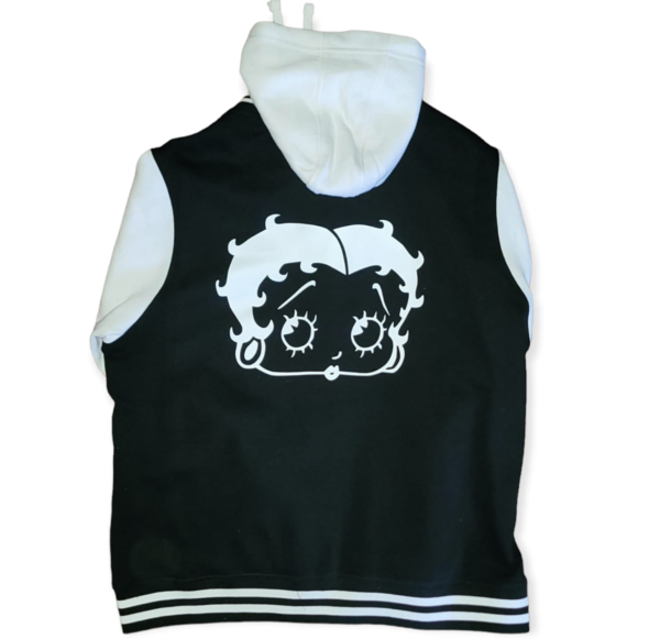 Letterman Cloth Hoodie - Betty Boop - Image 2