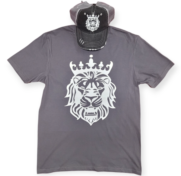 Grey Hat Shirt Combo Front Facing Logo