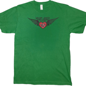 Heart of Waco Green Shirt