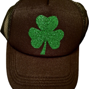 Black Hat - Glitter Green Shamrock