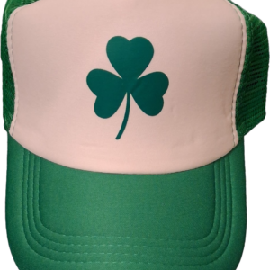 Green&White Hat - Green Shamrock