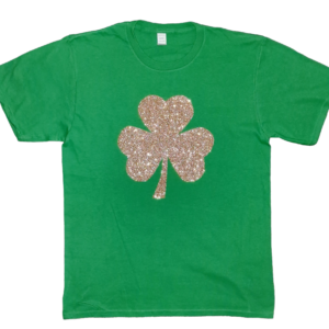 Glitter Gold Shamrock